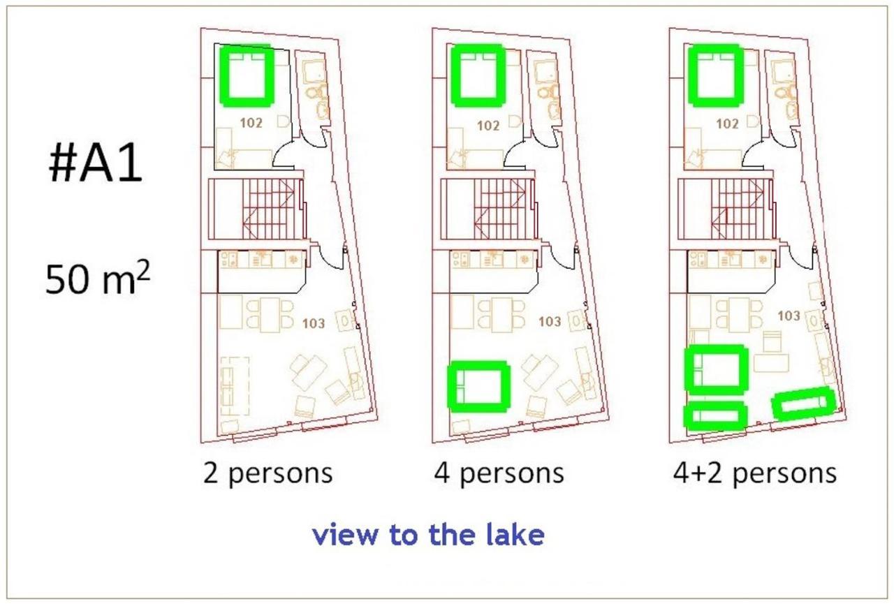 'By The Lake' Apartments Ohrid Eksteriør billede